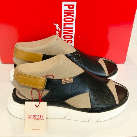PIKOLINOS | Shoes | Pikolinos Petra Wc0500c Womens Black Slingback Sandals  Eu 39 Us 859 | Poshmark